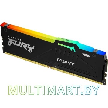 Оперативная память Kingston FURY Beast RGB 16GB DDR5 PC5-48000 (KF560C36BBE2A-16) картинка 2